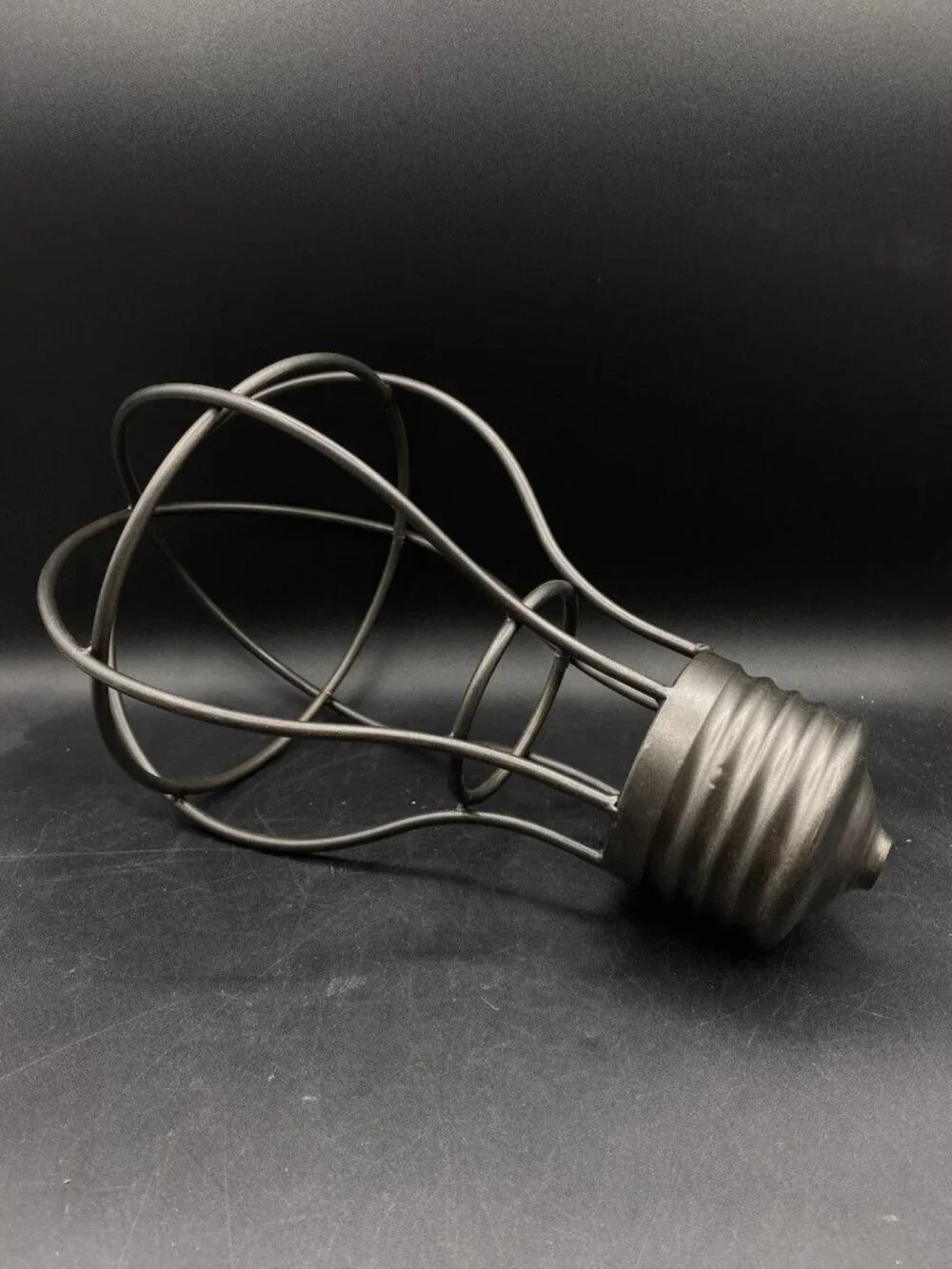 Urbanely Flashy Metal Light Bulb Sculpture Warehouse of Tiffany 13”